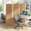 Costway 6-Panel Room Divider 5.6 FT Tall Folding Privacy Screen 5