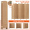 Costway 6-Panel Room Divider 5.6 FT Tall Folding Privacy Screen 9