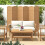 Costway 6-Panel Room Divider 5.6 FT Tall Folding Privacy Screen 10