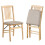 Costway Folding Dining Chairs Set 2 Foldable Upholstered Kitchen Chairs 1