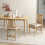 Costway Folding Dining Chairs Set 2 Foldable Upholstered Kitchen Chairs 4