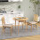 Costway Folding Dining Chairs Set 2 Foldable Upholstered Kitchen Chairs 5