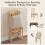 Costway Folding Dining Chairs Set 2 Foldable Upholstered Kitchen Chairs 10