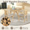 Costway Folding Dining Chairs Set 2 Foldable Upholstered Kitchen Chairs 8