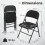 Costway 1 Pack Folding Chairs Padded Party Chairs Metal Frame 3