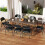 Costway 1 Pack Folding Chairs Padded Party Chairs Metal Frame 7