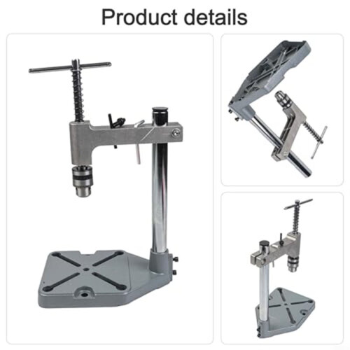Manual Vertical Tapping Machine, Adjustable Tap Wrench for 1.5-10mm Screws, Aluminum Tool for Precision Threading 2