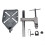 Manual Vertical Tapping Machine, Adjustable Tap Wrench for 1.5-10mm Screws, Aluminum Tool for Precision Threading 7