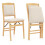 Costway 2 Pack Folding Dining Chairs Foldable Chairs PVC Padded Seat 1