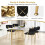 Costway Velvet Dining Chair Set 2 Upholstered Dining Chairs 7