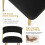 Costway Velvet Dining Chair Set 2 Upholstered Dining Chairs 8