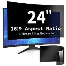 DEJIMAX 24 Inch Computer Screen Privacy Filter for 16:9 Widescreen Monitor,Anti Glare & Blue Light, PC Monitor Screen Privacy Shield,Anti Spy Screen