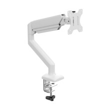 GRIFEMA GB2003W-1 Single Monitor Arm 13"-32" Gas Spring Desk Mount White