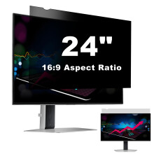Computer Privacy Screen Filter for 24 Inch 16:9 Aspect Ratio Monitor
