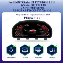 BONROAD Panel Digital LCD 12,3" 1920x720 CarPlay Android Auto para BMW sin HUD