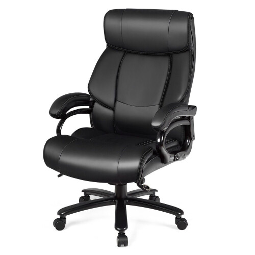 Costway Big Tall Office Chair Swivel Padded Executive Ergonomic Adjustable