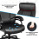 Costway Big Tall Office Chair Swivel Padded Executive Ergonomic Adjustable 8