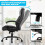 Costway Big Tall Office Chair Swivel Padded Executive Ergonomic Adjustable 7