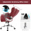Costway Office Chair Ergonomic Padded High Back Swivel Computer Desk Chairs 8