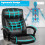 Costway Big Tall Office Chair Swivel Padded Executive Ergonomic Adjustable 8