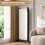 Costway Room Divider 6 Panel Folding Privacy Screen Lockable Wheels 6