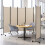 Costway Room Divider 6 Panel Folding Privacy Screen Lockable Wheels 7