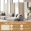 Costway Room Divider 6 Panel Folding Privacy Screen Lockable Wheels 10