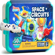 Joyfy Kids Kit de Circuitos Espaciales STEM, más de 50 proyectos y 46 componentes, juguete educativo para niños desde 5 años