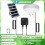 Aigostar Plafón LED Solar de Techo 35W Blanco con Sensor, Mando y IP65 1