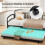 Costway Single Daybed Rolling Pull Out Trundle Day Lockable Wheels Bed Frame 10