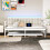 Costway Single Size Daybed Charging Station LED Lights 8