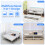 Costway Single Size Daybed Charging Station LED Lights 9