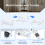 Costway Single Size Daybed Charging Station LED Lights 11