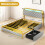 Costway King Size Modern Faux Leather Upholstered Platform Bed 3