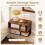 Costway Floating Nightstand Wall Mounted Bedside Table End Storage Shelves 11