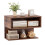Costway Floating Nightstand Wall Mounted Bedside Table End Storage Shelves 7