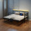 Costway Single Size Daybed Charging Station LED Lights 5