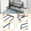 Costway Single Size Daybed Charging Station LED Lights 7