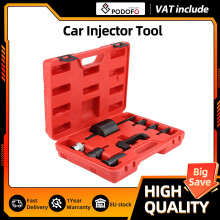 Podofo Common Rail-injectortrekkerset van 8 stuks, koolstofstaal, zwart, voor Mercedes-Benz CDI 611/612/646/647/648