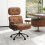 Costway Ergonomic Office Chair Suede Fabric Adjustable High Back Armrests 10