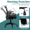Costway Ergonomic Mesh Office Chair Height Adjustable Executive Chair 6