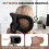 Costway Mid Century Ergonomic Computer Chair Rocking Backrest 6
