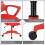 Costway Ergonomic Office Chair Computer Desk Chair Armrests 8