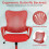 Costway Ergonomic Office Chair Computer Desk Chair Armrests 9