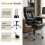 Costway PU Leather Office Chair Ergonomic Computer Desk Chair Wheels 11