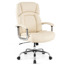 227kg Leather Office Chair Adjustable Big Tall Executive Chair