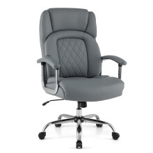 227kg Leather Office Chair Adjustable Big Tall Executive Chair
