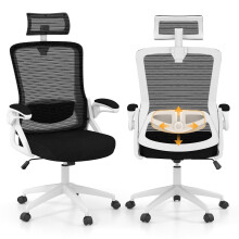 Ergonomic Office Chair Adjustable Swivel Task Chair Lumbar Support