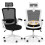 Costway Ergonomic Office Chair Adjustable Swivel Task Chair Lumbar Support 1
