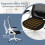 Costway Ergonomic Office Chair Adjustable Swivel Task Chair Lumbar Support 6